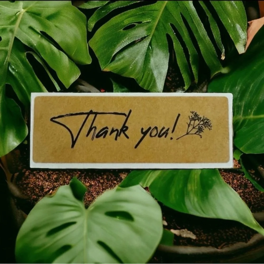 38 Thank You Stickers!